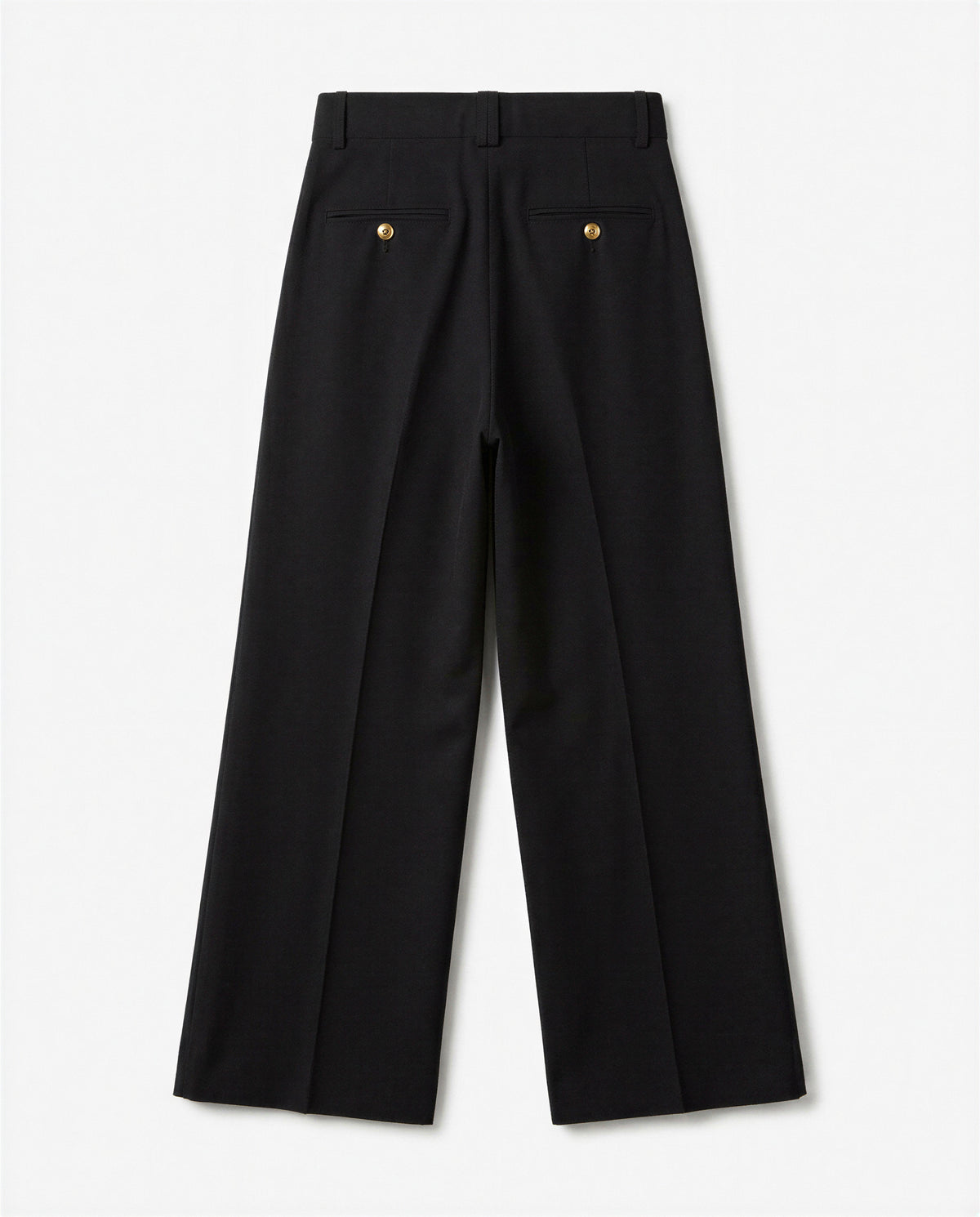 Pleated Wide-Leg Trouser